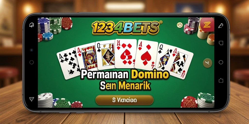 Gameplay Domino yang seru dan interaktif di 1234BETS.