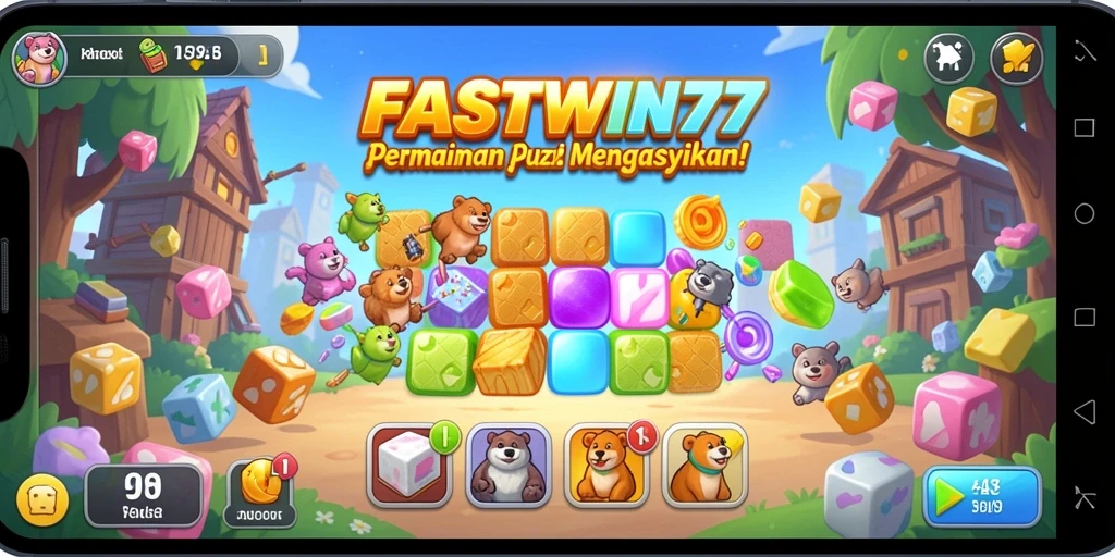 Tampilan gameplay seru dan menantang dari FASTWIN77.