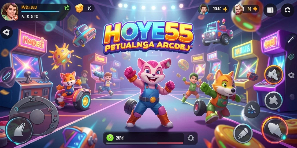 Tampilan menakjubkan dari gameplay seru HOYE55.