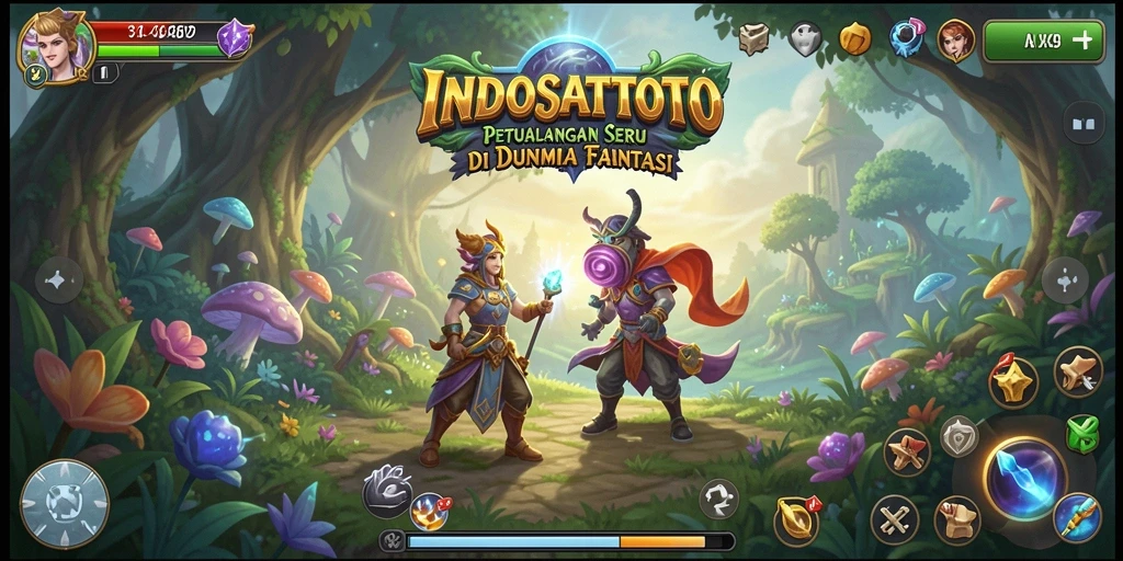 Tampilan gameplay seru dari INDOSATTOTO dengan grafik memukau.