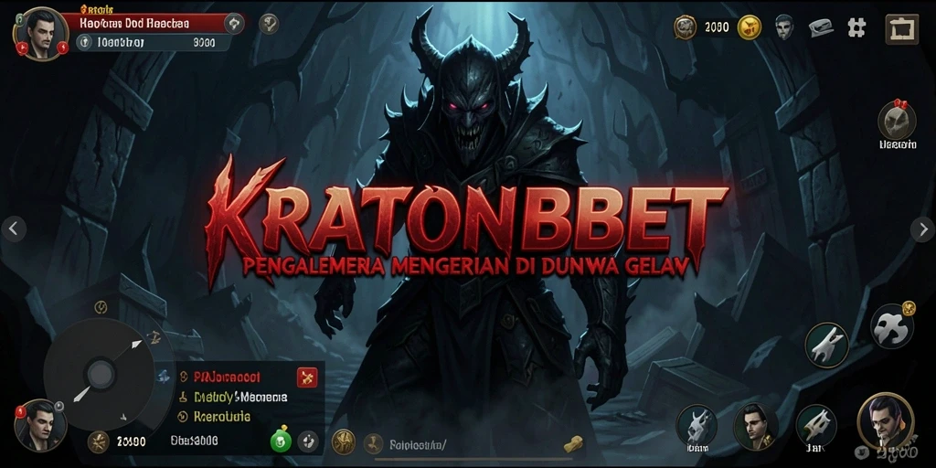 Tampilkan gameplay menakutkan dalam KRATONBET dengan suasana yang mencekam.
