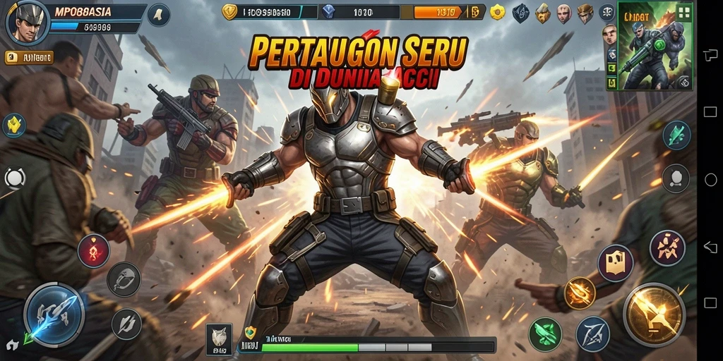 Tampilan menarik dari gameplay MPO88ASIA di arena aksi.