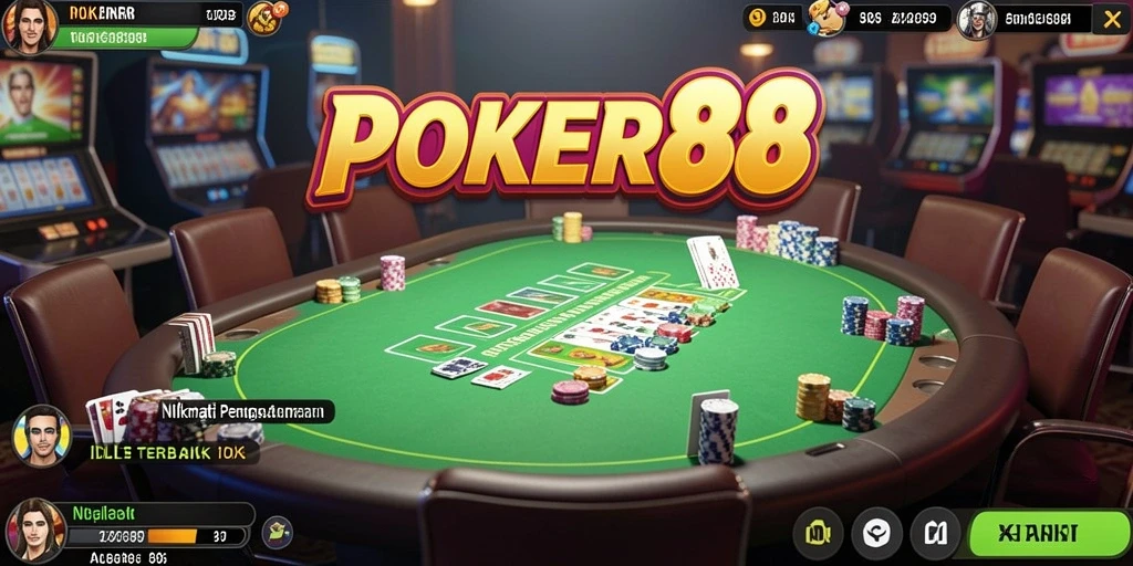 Tampilan gameplay POKER88 yang menarik dan interaktif.
