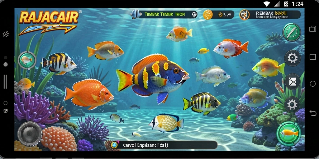 Screenshot gameplay RAJACAIR yang menarik dan penuh aksi Tembak Ikan.