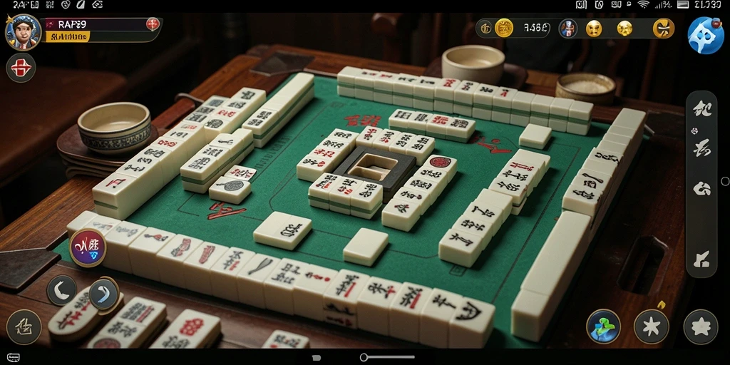 Tampilan gameplay Mahjong yang menarik dan seru di RAP89.