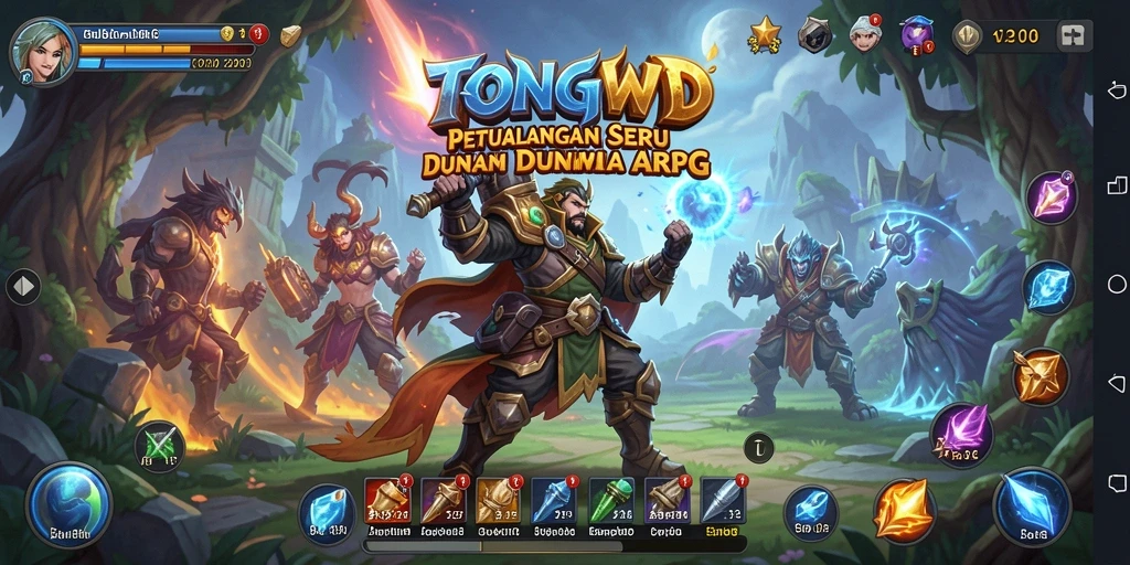 Gameplay seru dan aksi mendebarkan dalam TONGWD.